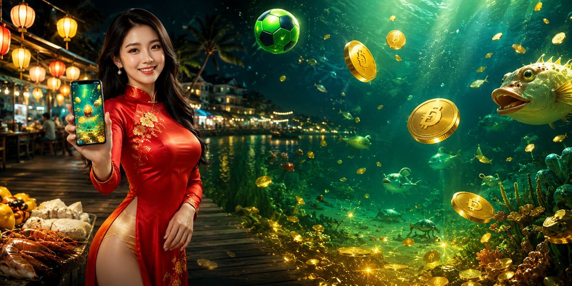 Người chơi trải nghiệm casino trên điện thoại di động tại Phú Quốc với trang phục áo dài